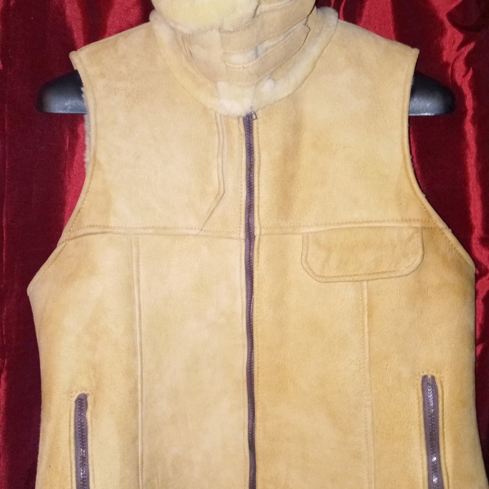 Shearling vest